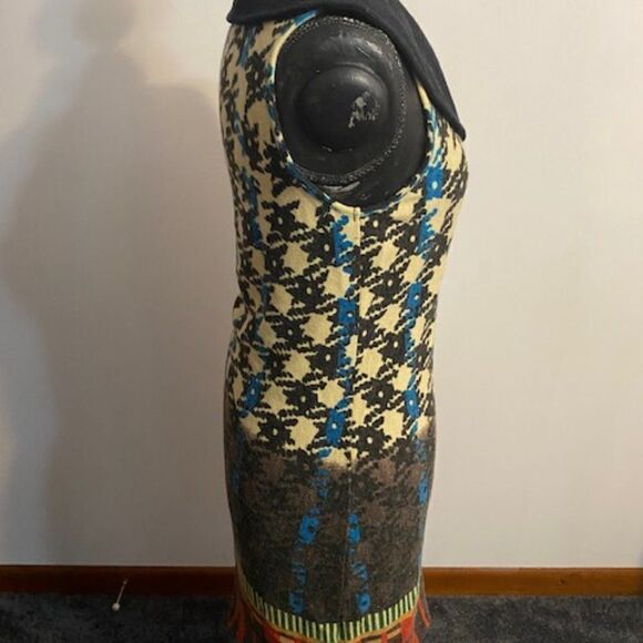 Aryeh Black Multi Knit sleeveless tunic dress, size large - Picture 4 of 5